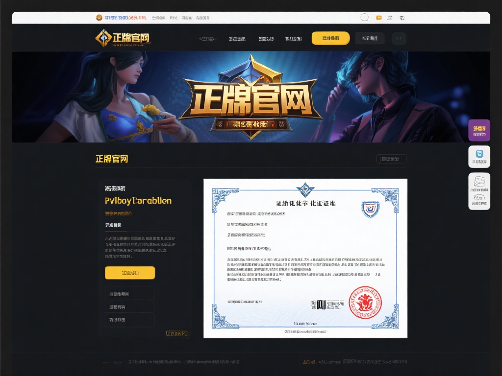 证书认证与页面设计：正版官网通常具备专业化的页面设